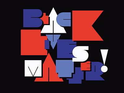 BLM - Experimental Typeface design lettering type typeface typography