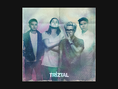 Triztal Band alternative art direction artwork band design digital digital art graphic design music album music art music artwork music band rock rock band rock music social media social media design texture vintage vintage design