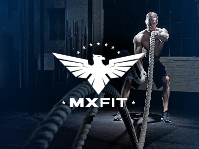 MXFIT Crossfit logo branding crossfit design eagle eagle logo logo logo design logo designer logo inspiration logo mark logo mark symbol logotype minimalist minimalist logo sports logo symbol icon vector