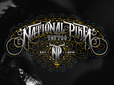 National Pike Tattoo calligraphy calligraphy logo design lettering letters logo logo design logo designer logos logotype ornament tattoo tattoo design tattoo logo tattoos texture type typography vector victorian