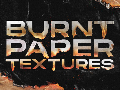 Burned paper textures at Creative Market