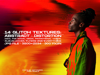 Abstract Glitch Art textures glitch font glitch text ui design web design