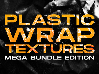 Plastic Wrap textures mega bundle bundle bundle pack bundle texture clothing design merch design music product mockup social media template texture texture pattern typography
