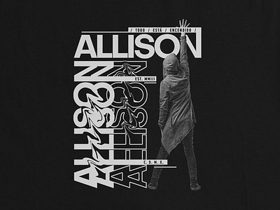 ALLISON Todo está encendido apparel band clothing design font glitch merch merch design pop pop punk print punk punk music tee tee shirt tees texture tshirt tshirt design typography