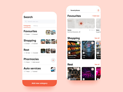 Travel service - Mobile app app design icon minimal mobile screen typography ui ux web design