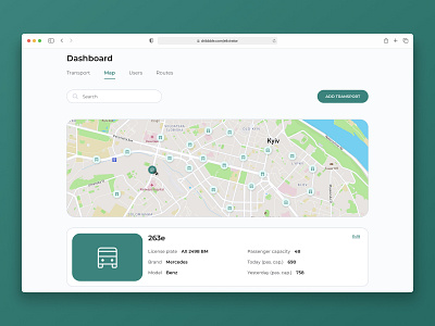 Dashboard Transport Monitoring