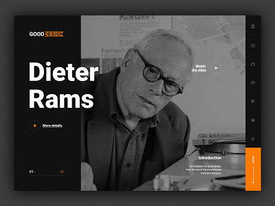 Dieter Rams #3 design desktop dieter rams minimal typography ui ux web web design