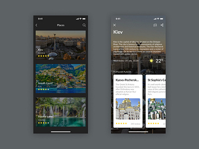 Traveling Mobile App design minimal mobile typography ui uidesign ux uxdesign vector web web design