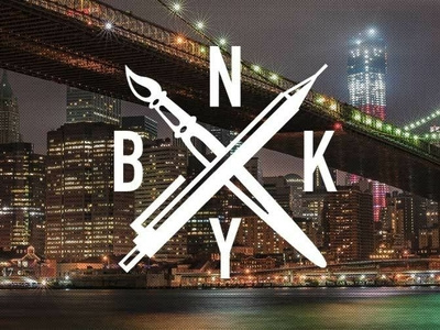 BKNY Logo adobe illustrator branding brooklyn creative agency illustration art logo new york