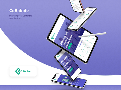 CoBabble Web adobe xd improving landingpage learning online platform web web design and development web developer webdesign