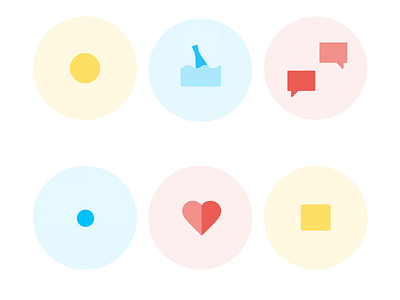 Icons animation badge bottle chat circles heart icons icons animation lottie animation play wave