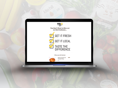 Milk & Eggs design email marketing food klaviyo responsive