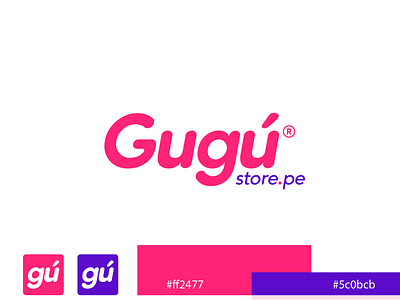 Gugú store® - Logo bebe branding graphic design identity logo logos logotype santur