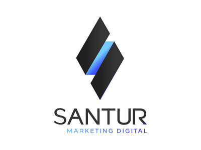 Santur Marketing Dribble branding logo marketing santur
