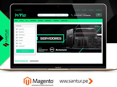 HTC Piura - Diseno Tienda Virtual Magento branding ecommerce