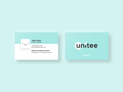 Interactive agency business card