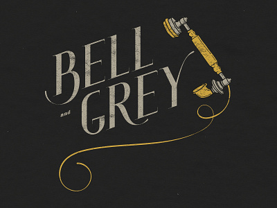 Bell&Grey Logo brand branding logodesign logodesigner logotyp logotype logotypedesign vintage vintage art vintagelogo