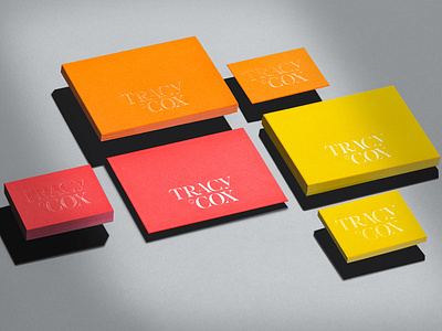 Note Card & Business Cards for Tracy Cox