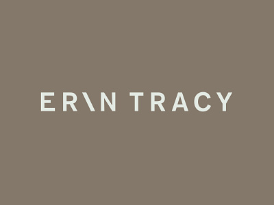 Logo for Erin Tracy brand brand agency brand and identity identity branding logo luxury brand luxury branding