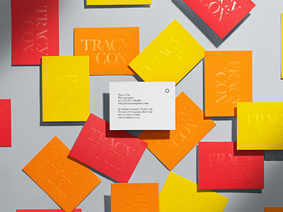 Business Cards for Tracy Cox branding agency branding design business cards creative agency creative agency toronto graphic design graphic design studio identity identity branding logo print stationery