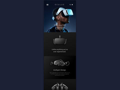 Oculus front page