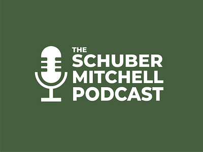 The Schuber Mitchell Podcast Logo design graphic design logo podcast