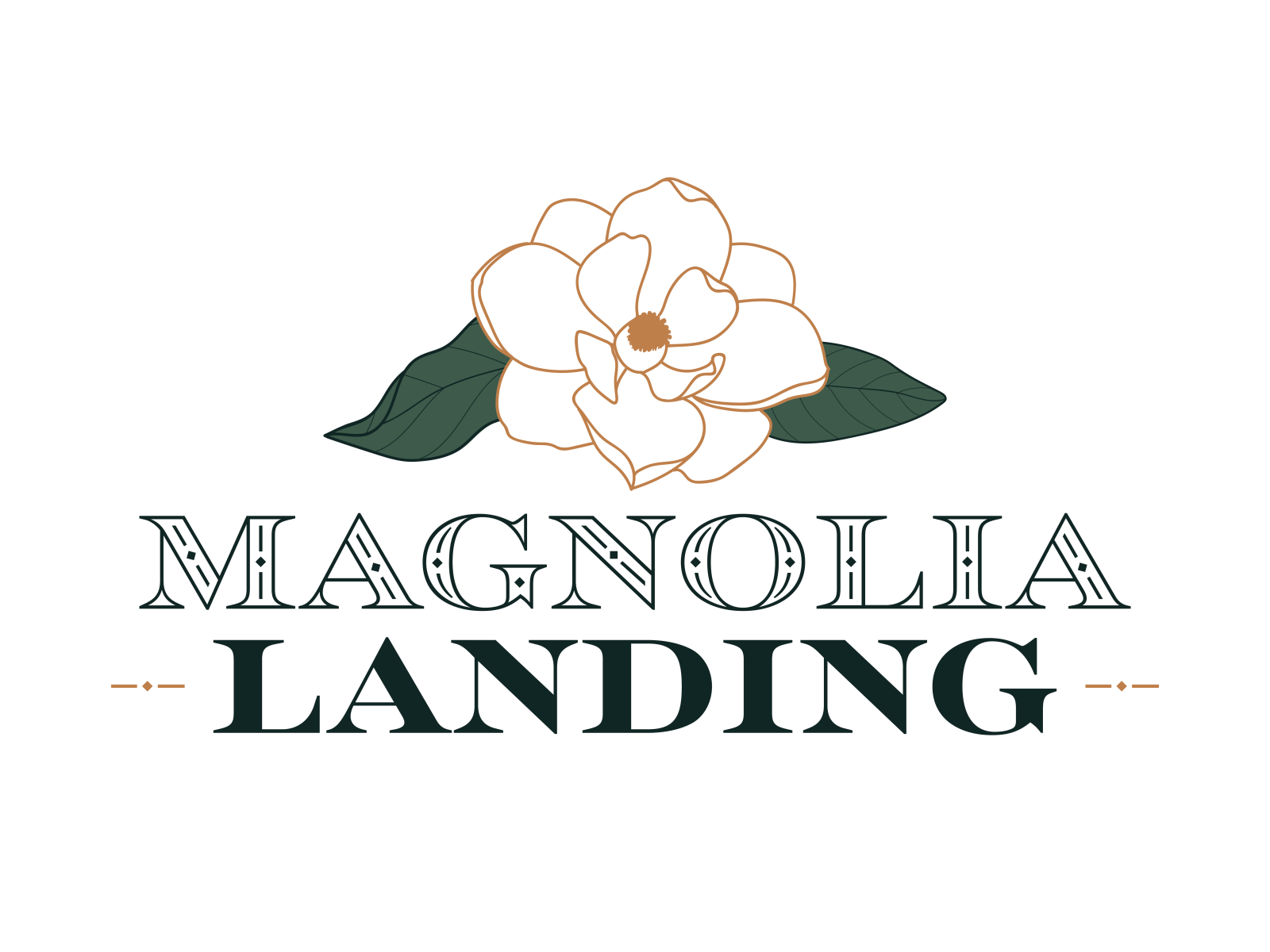 Magnolia Landing - Logo by Kayla Koskovick on Dribbble