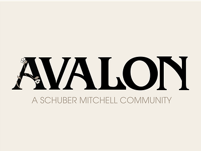 Avalon - Community Logo avalon branding community design floral graphic design hand drawn illustration logo logo design neighborhood