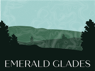 Emerald Glades Landscape branding community design graphic design home builder illustration logo neighborhood