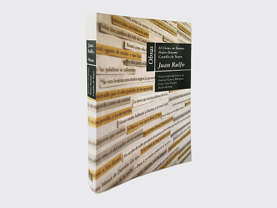 Juan Rulfo: Obras book book design cover cover book cover design design editorial layout literature