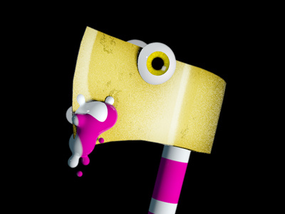 Axedude 3d axe character