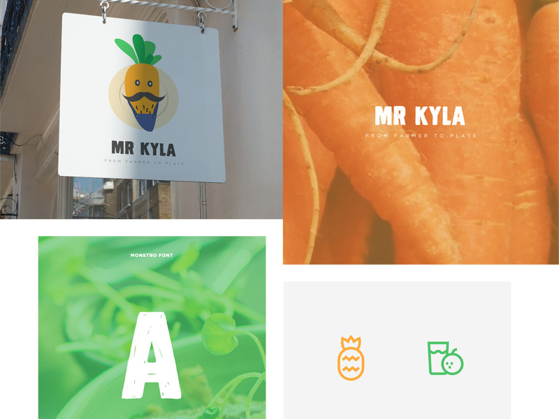 Mr Kyla: Logo proposal brand design type color brand branding logo design icon symbol mark logotype logo