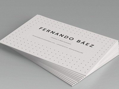 Personal business card design. card print stationery