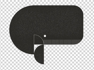 Whale III illustration modular whale