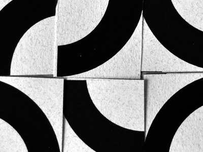 Modular bw collage geometric pattern photo