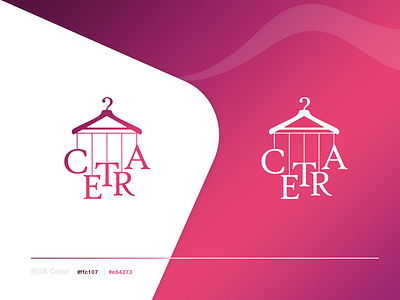 CETRA SHOP👠👗 branding flat icon logo minimal papillon design vector