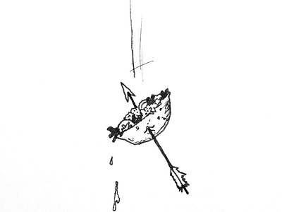 Archery illustration sketch