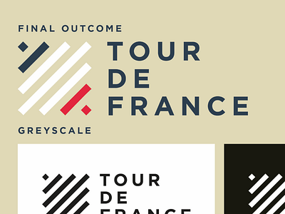 Tour de France concept brand case study logo tour de france typography