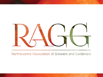 Ragg Branding branding design garden logo print