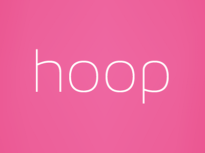 Hoop app application design dribbble interface logo ui