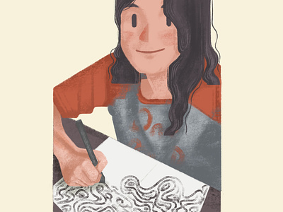 Self Portrait character characters design digital illustration illustrator procreate vector