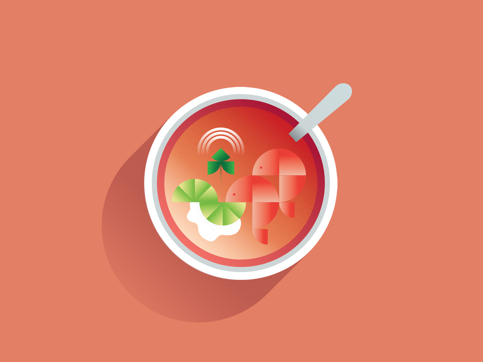 Soup Series: Tom Yum by Ryan Jeon for Thoughtworks Canada on Dribbble