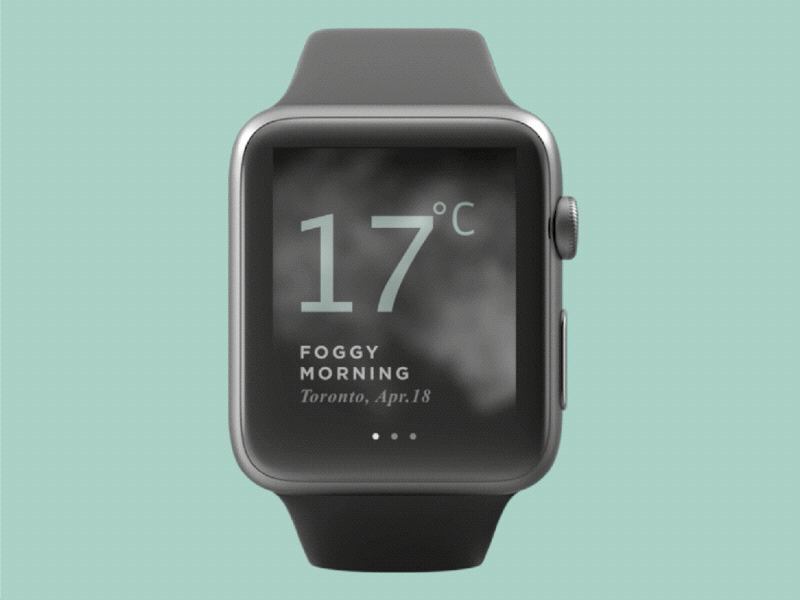 watchOS Weather App Concept