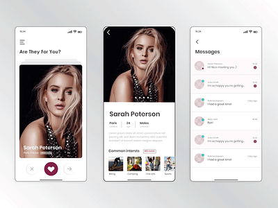 Dating App daily ui datingapp minimal user interface