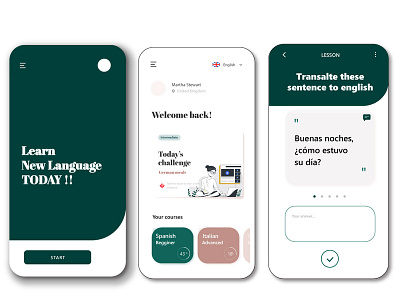 Language E-Learning Platform app elearning language