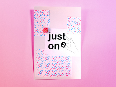 Poster ThirtyFour: just one design donuts poster poster challenge