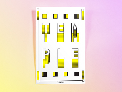Poster FortyThree: temple