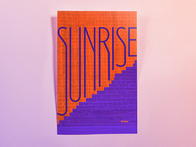 Poster FiftyNine: sunrise design poster poster challenge