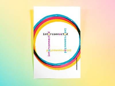Poster OneHundredEightyFour: interconnected aiga design design camp illustrator cc poster poster challenge
