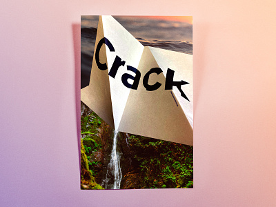 Poster TwoHundredThirtyTwo: crack design handmade photoshop cc poster poster challenge surreal